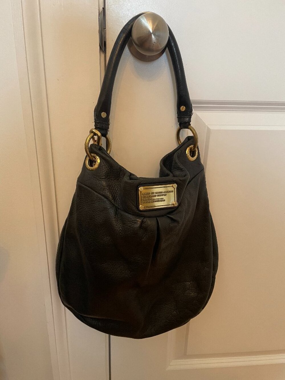 Marc by Marc Jacobs / Black Leather Shoulder Bag